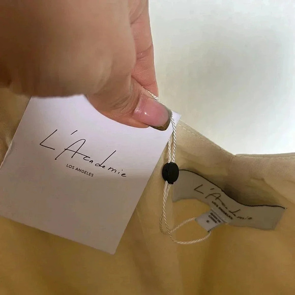 NWT L'Academie Marianna Ashleigh Stretch
Cotton Cargo Mini Dress - Khaki Beige - Picture 3 of 4